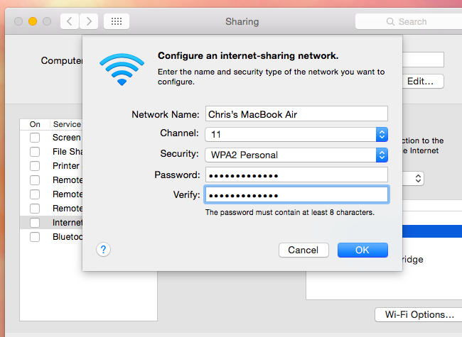tether your pc to your mac for internet